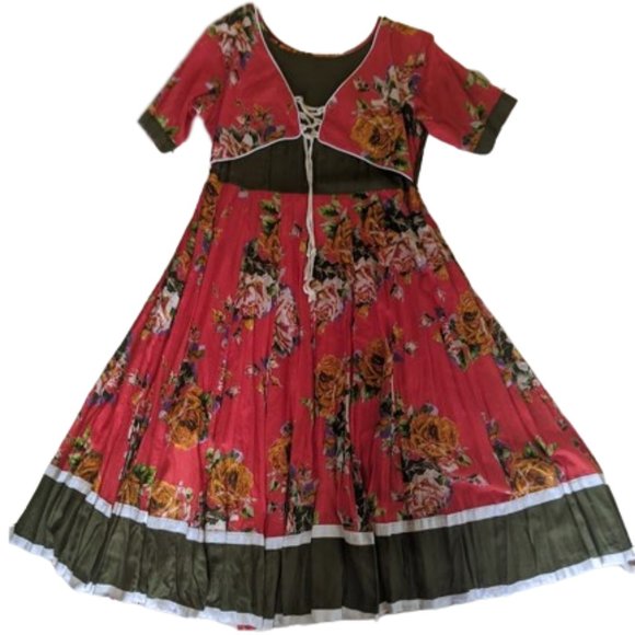 Authentic Indian Dress Size 14 NWOT - Picture 1 of 6